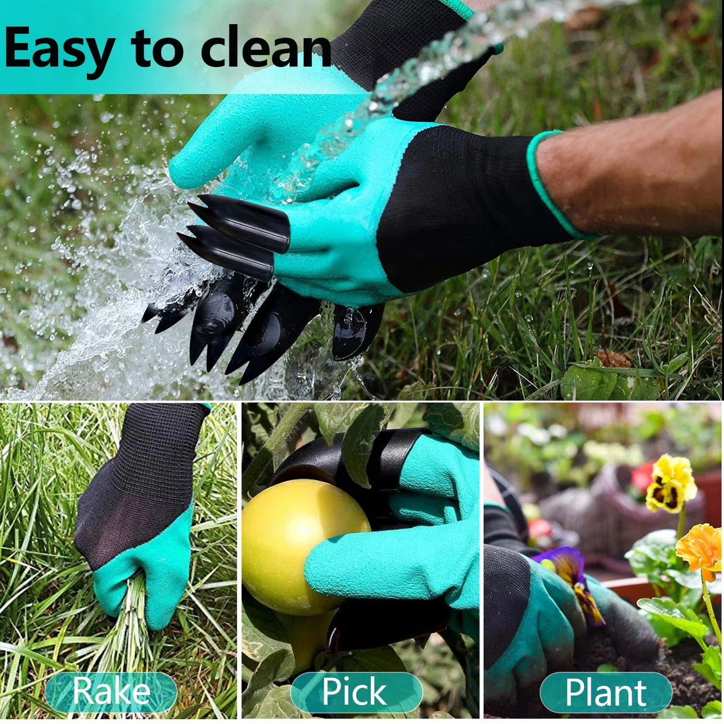 Magic Waterproof Gardening Gloves with Claws