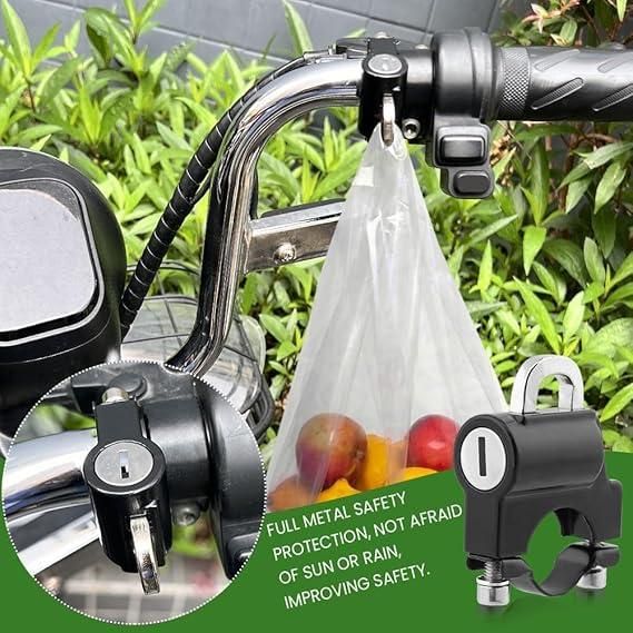 Anti-Theft Helmet Locker for Bikes – Universal Fit | Secure & Easy Lock