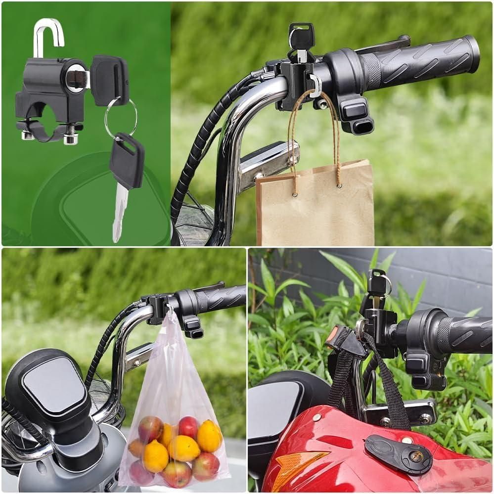 Anti-Theft Helmet Locker for Bikes – Universal Fit | Secure & Easy Lock