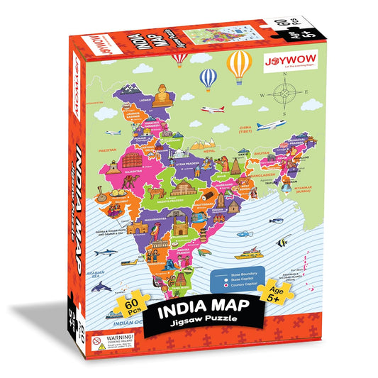 India Map Jigsaw Puzzles for 5+ Year Old Kids