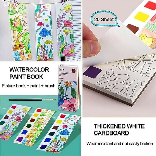 Magic Watercolour Painting Book (pack of 4)