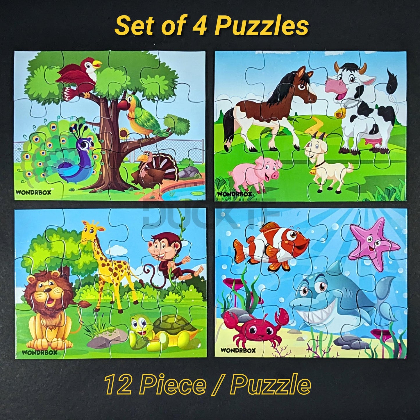 Animals and Birds Jigsaw Puzzles for kids