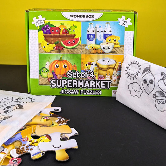 Super Market Jigsaw Puzzles for kids