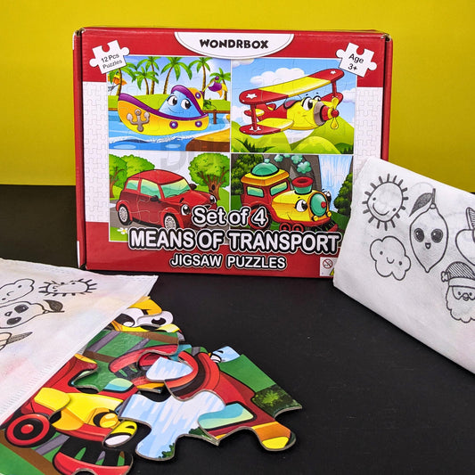 Transport Jigsaw Puzzles for kids