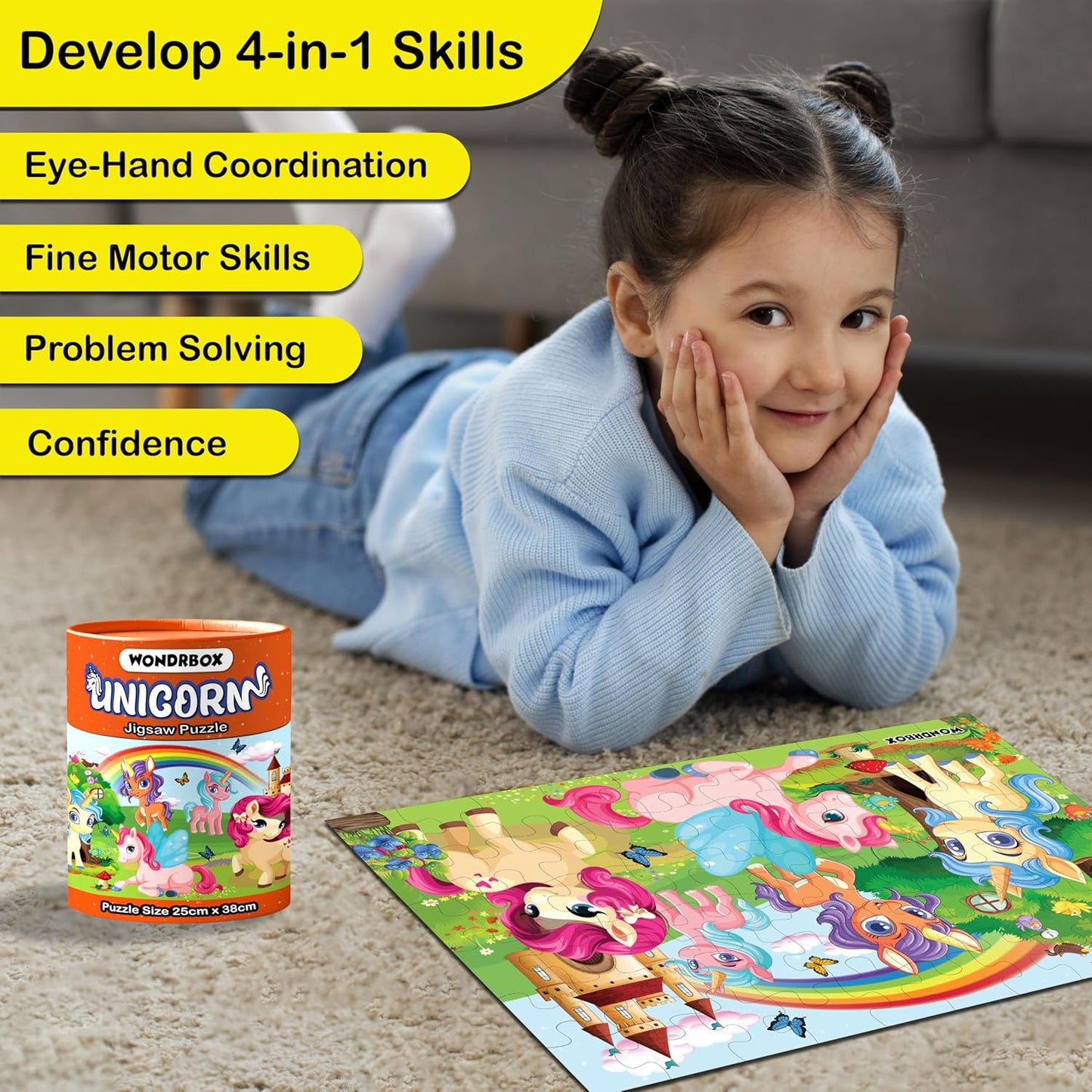 Unicorn Jigsaw Puzzles for 5+ Year Old Kids